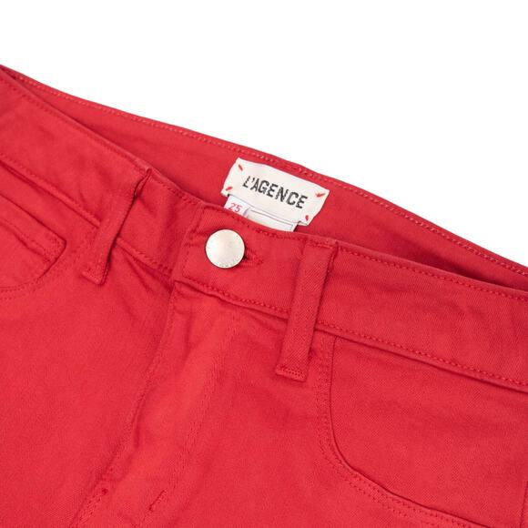 L'Agence Cardinal Mid-Rise Cropped Jeans Size 25 - Picture 5 of 11